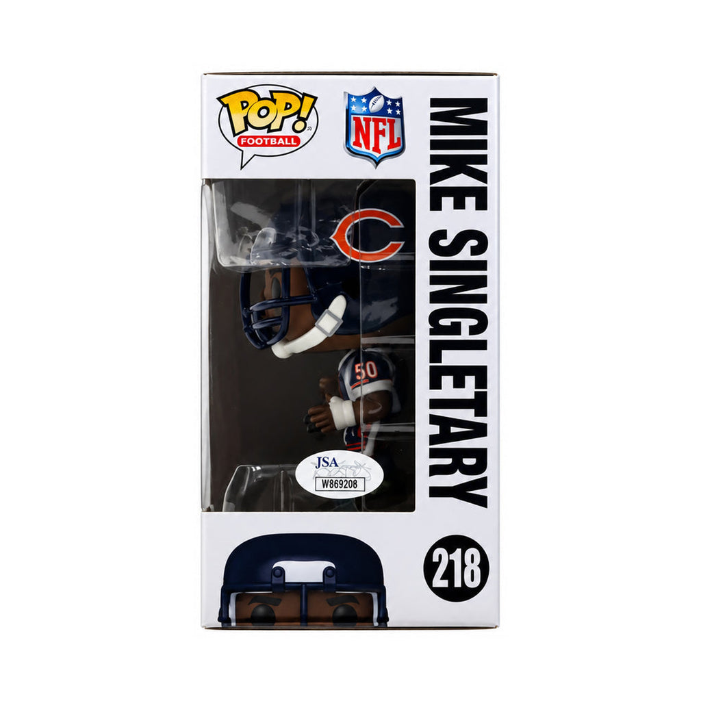 Mike Singletary Signed NFL #218 Funko Pop – HOF – JSA