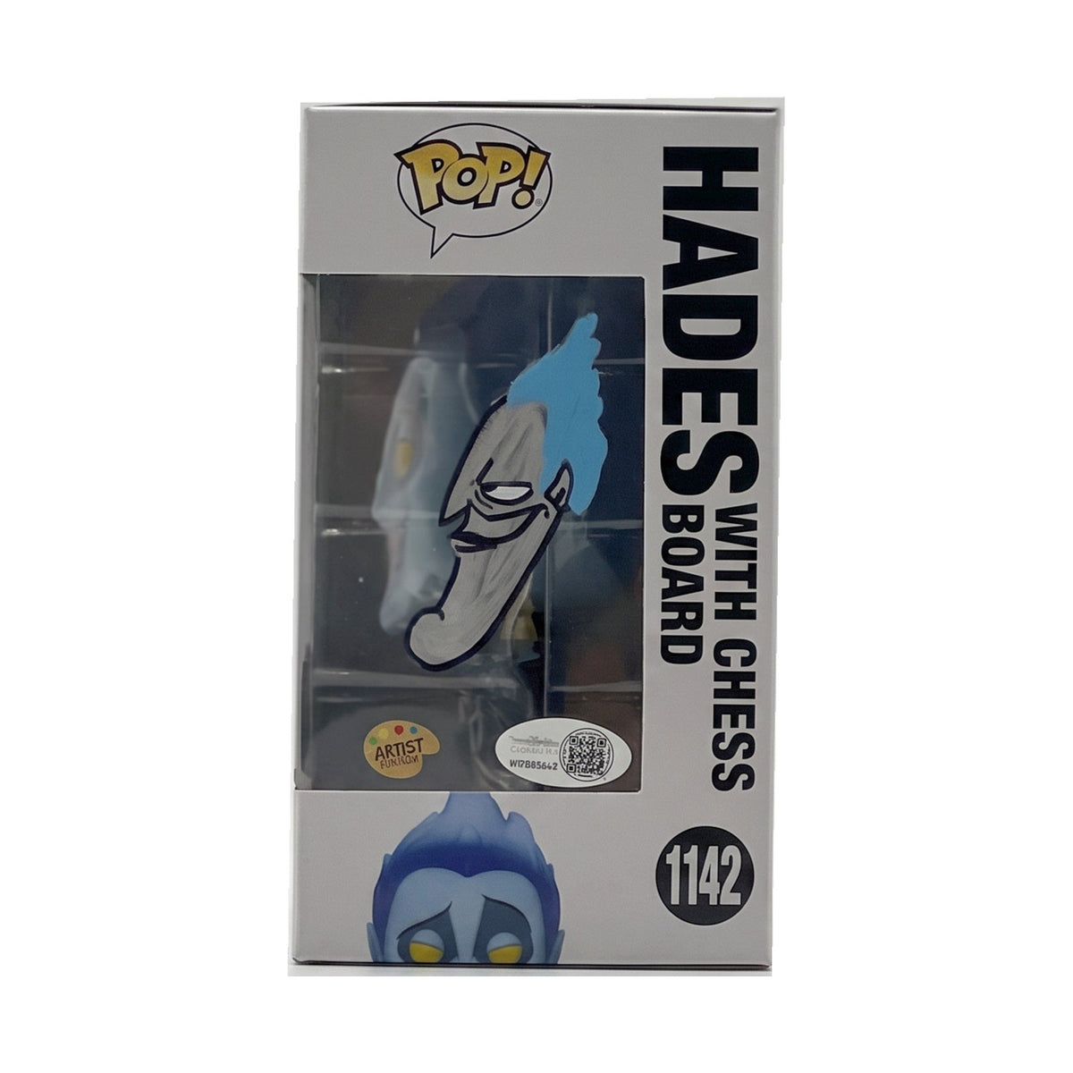 Nik Ranieri Signed Hades #1142 Funko Pop – Original Side Drawing