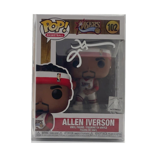 Allen Iverson Signed NBA #102 Funko Pop
