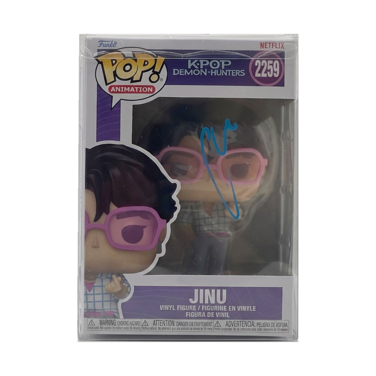Signed Jinu #225 Funko Pop – KPop Demon Hunters