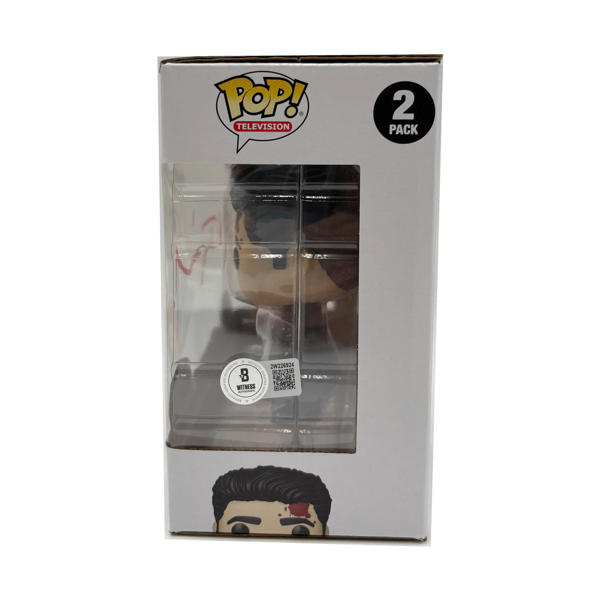 Steve Schirripa signature on WillieBoy book and Bobby Bacala Funko Pop