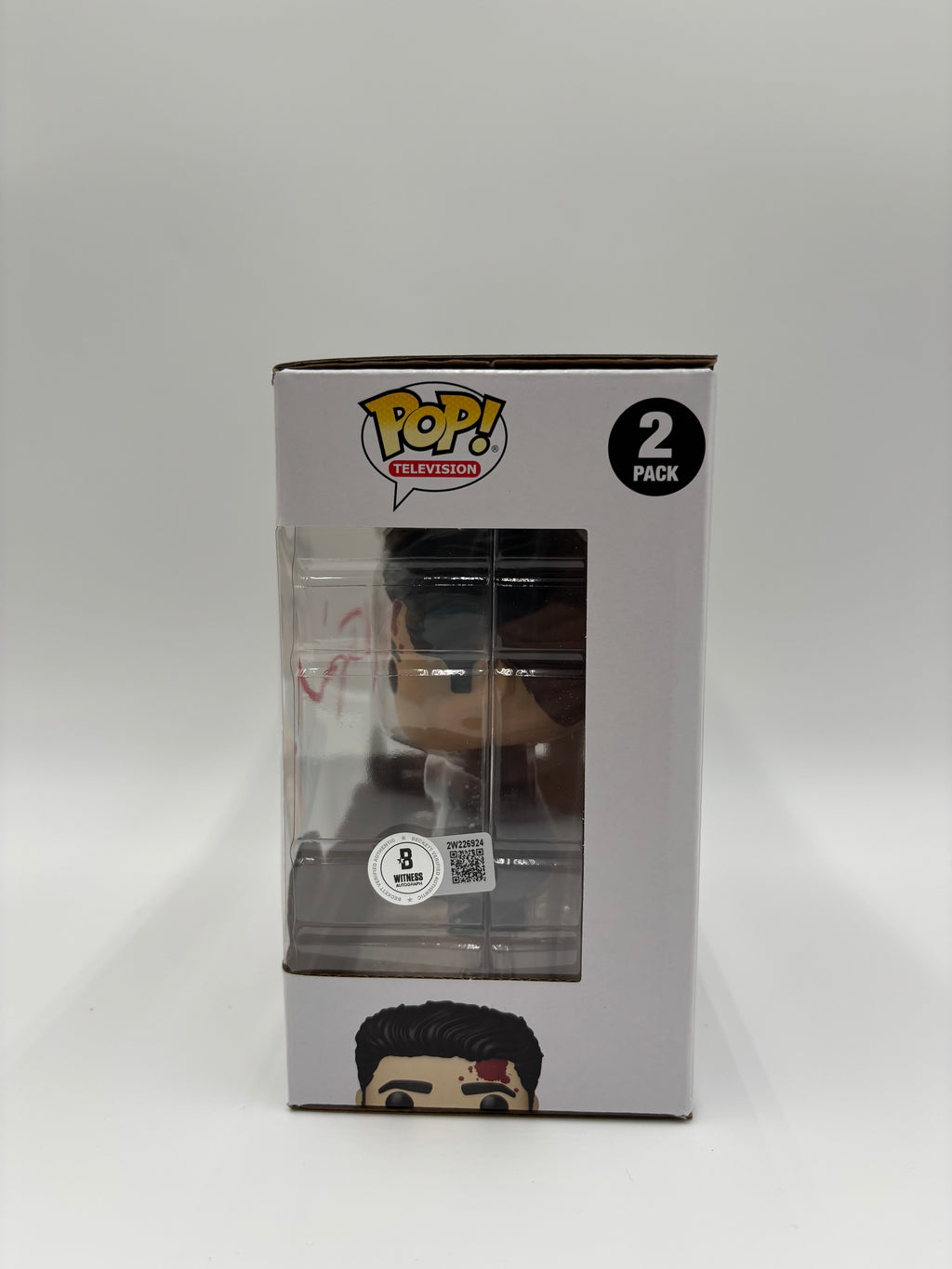 Steve Schirripa signature on WillieBoy book and Bobby Bacala Funko Pop