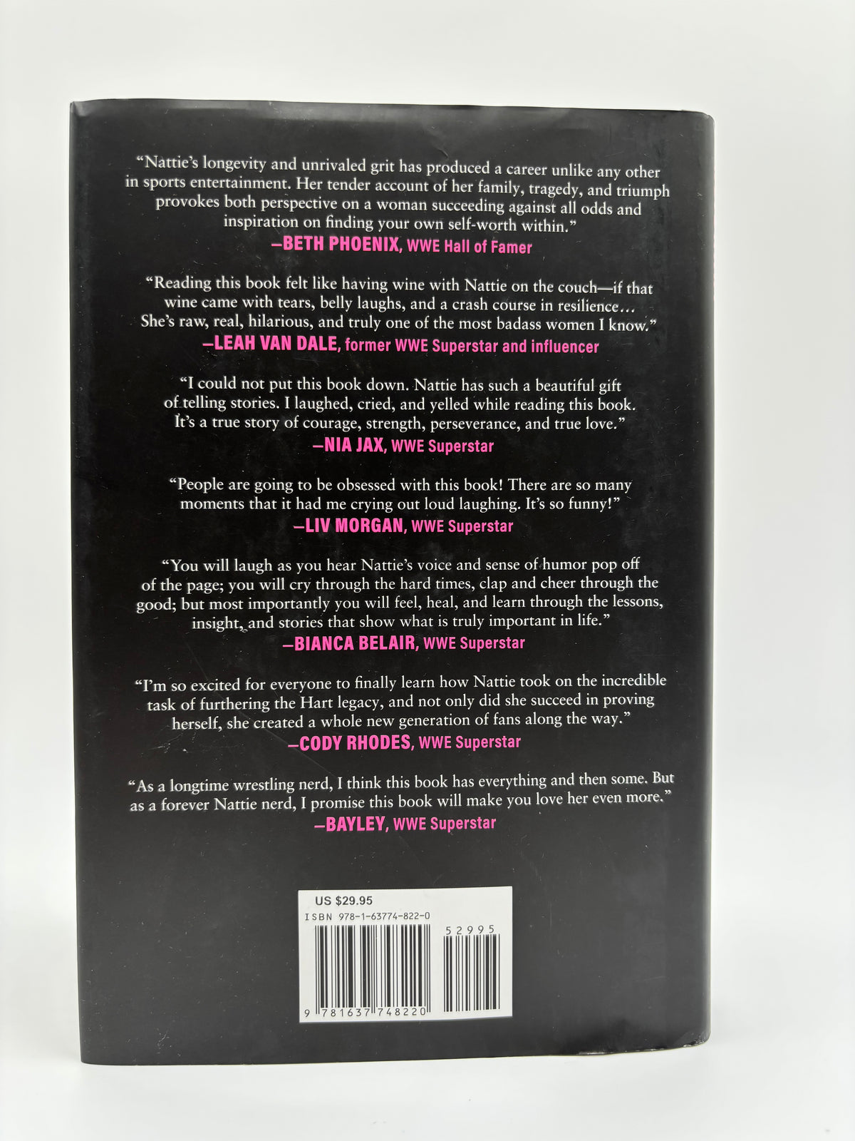 Natalya Signed WWE Memoir – Hand Signed by Nattie Neidhart