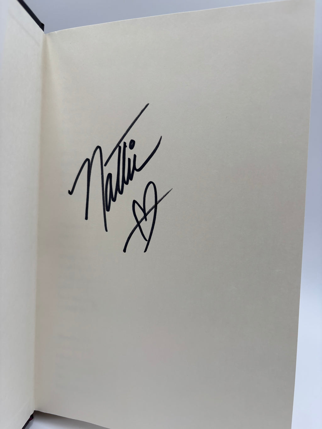 Natalya Signed WWE Memoir – Hand Signed by Nattie Neidhart