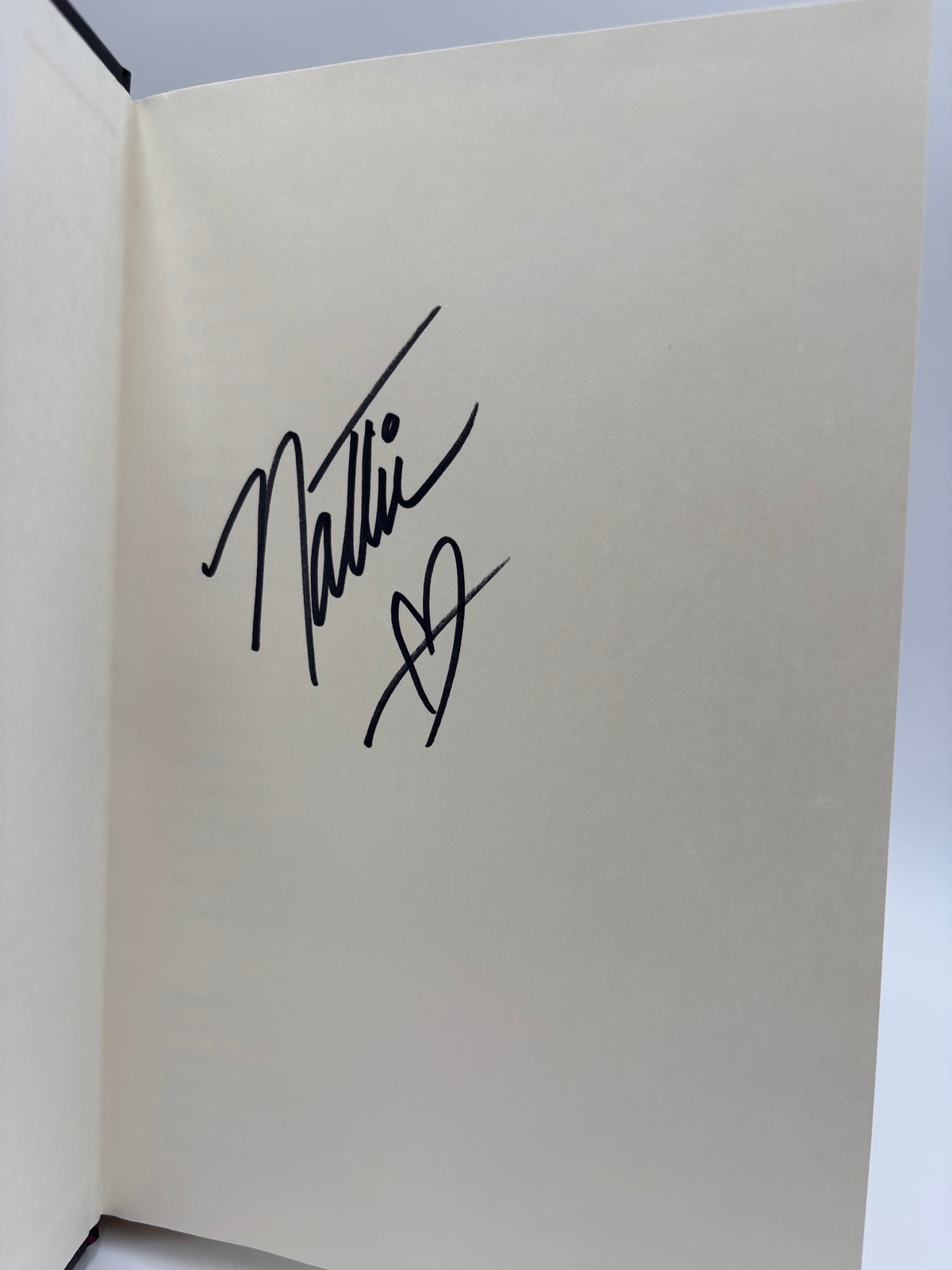 Natalya Signed WWE Memoir – Hand Signed by Nattie Neidhart