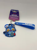 KPop Demon Hunters Derpy Character Dangle Keychain