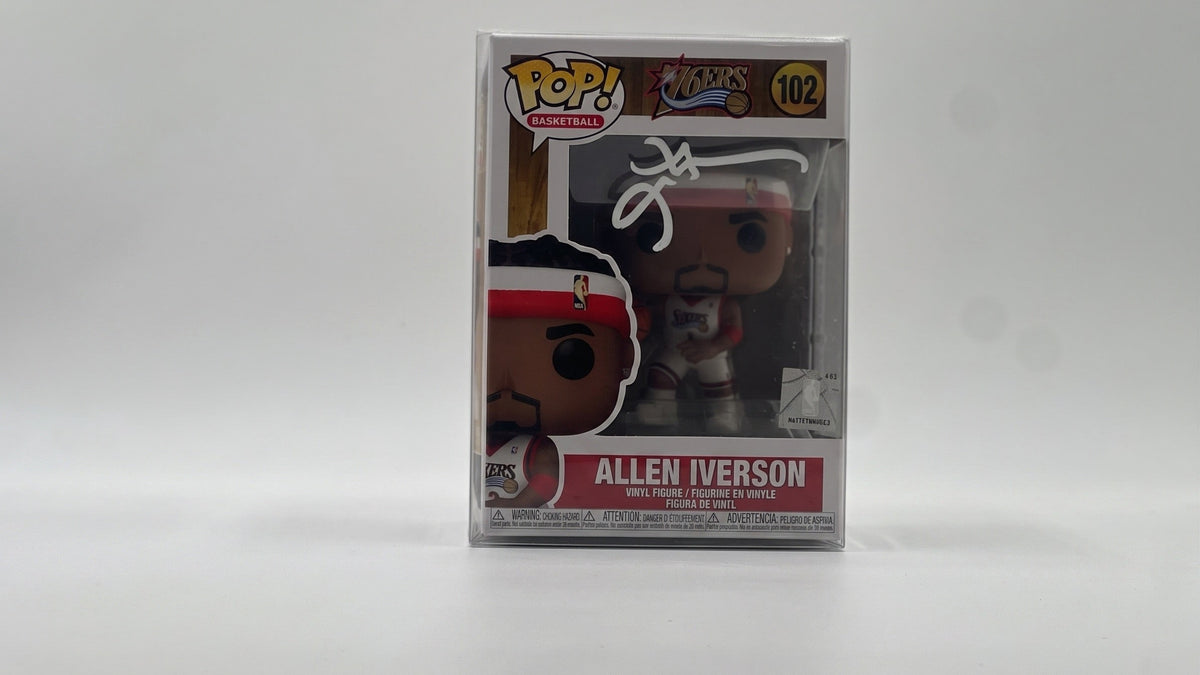 Allen Iverson Signed NBA #102 Funko Pop