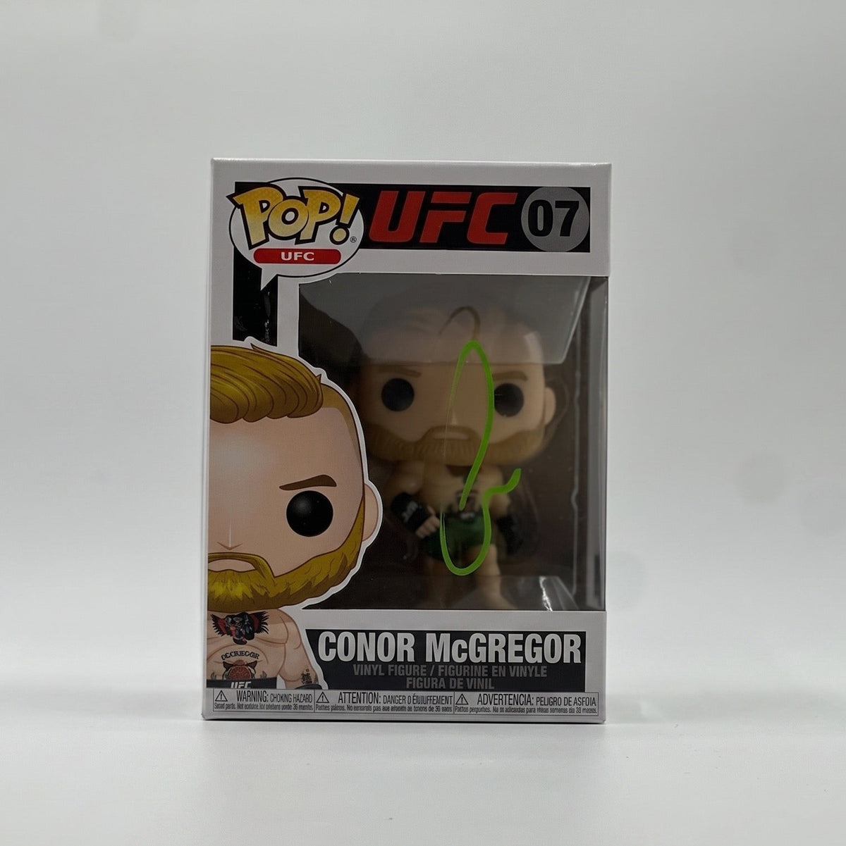 Conor McGregor Signed UFC #07 Funko Pop