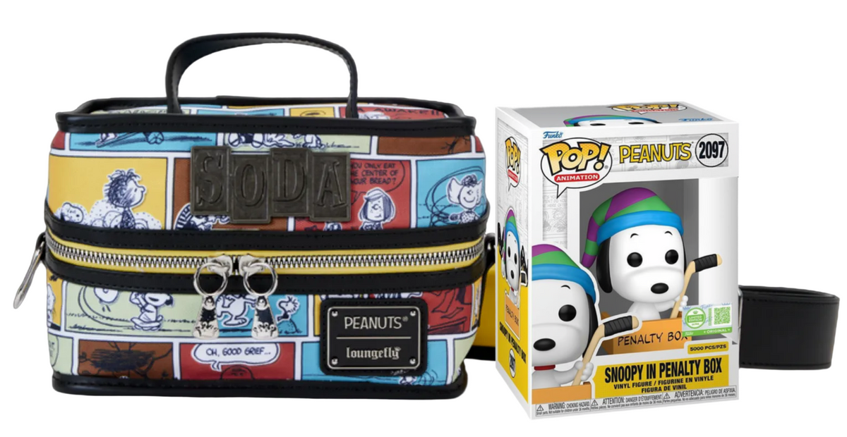 Loungefly Peanuts Comic Strip Lunch Box Cooler Bag