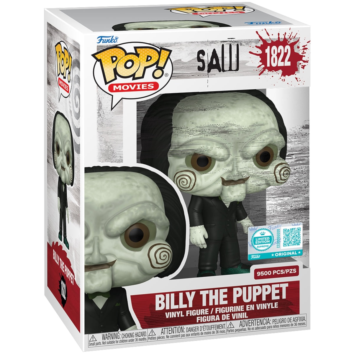 SAW — Billy the Puppet Funko Pop! #1822 Limited Edition (9,500 Pieces)