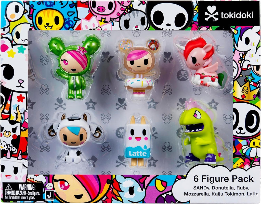 Jazwares Tokidoki 2” 6 Figure Pack