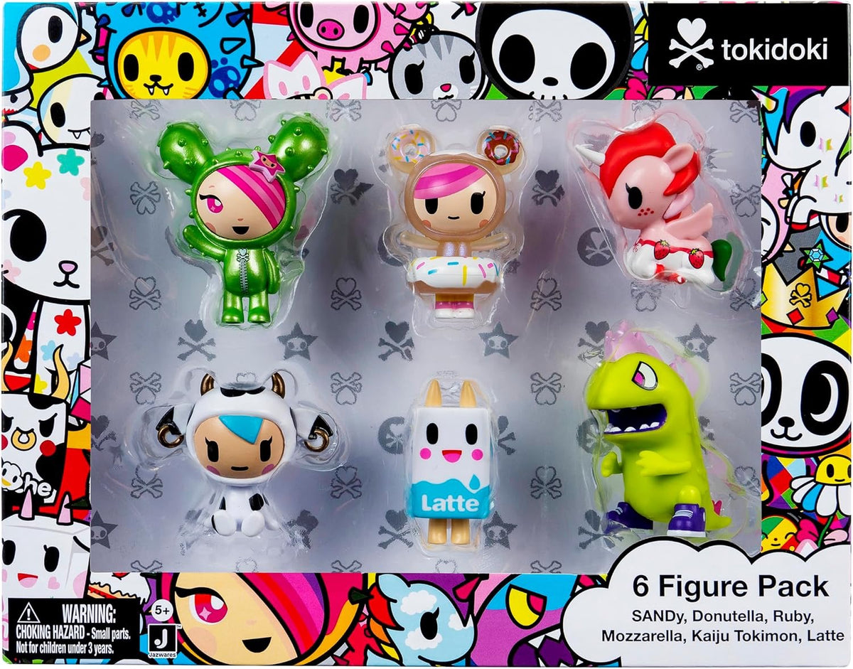 Jazwares Tokidoki 2” 6 Figure Pack