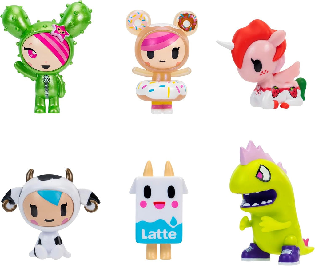 Jazwares Tokidoki 2” 6 Figure Pack