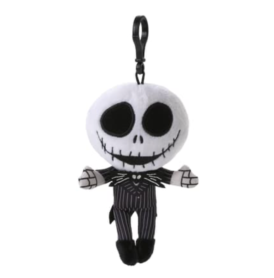 Disney Tim Burton’s The Nightmare Before Christmas Jack Skellington Plush Character Bag Clip