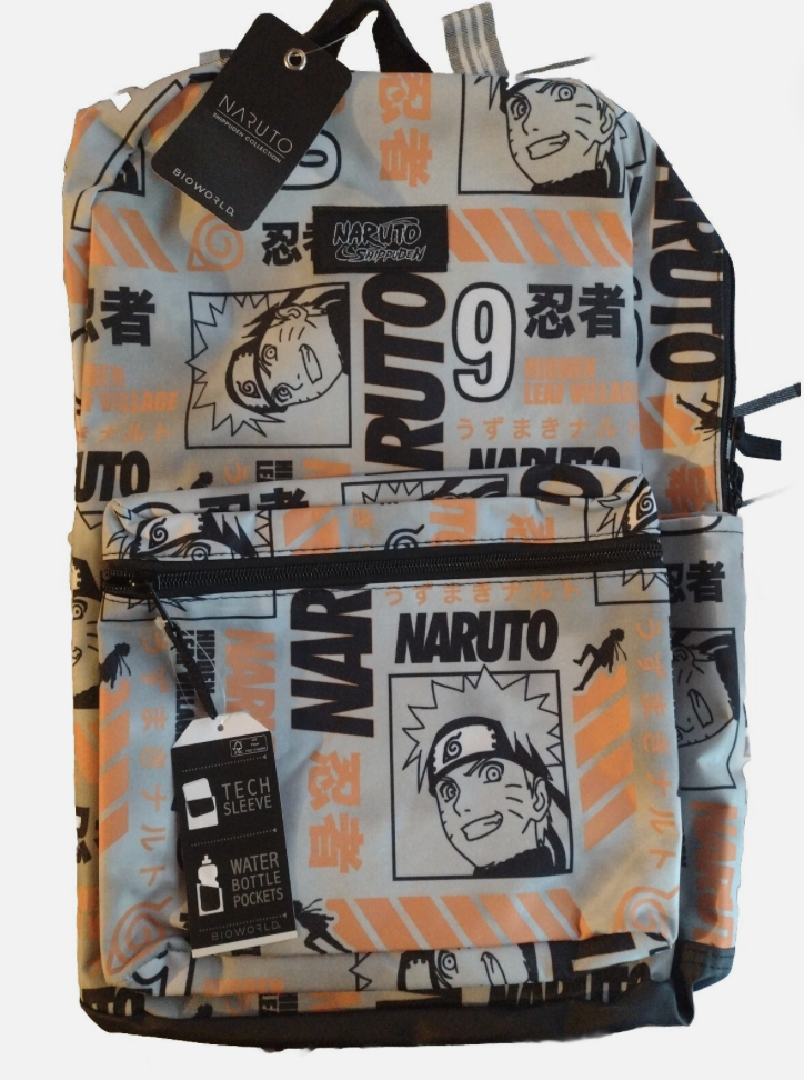 Naruto Shippuden manga-print backpack front