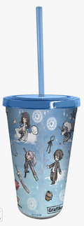 That Time I Got Reincarnated as a Slime — Graff Art Plastic Tumbler with Straw