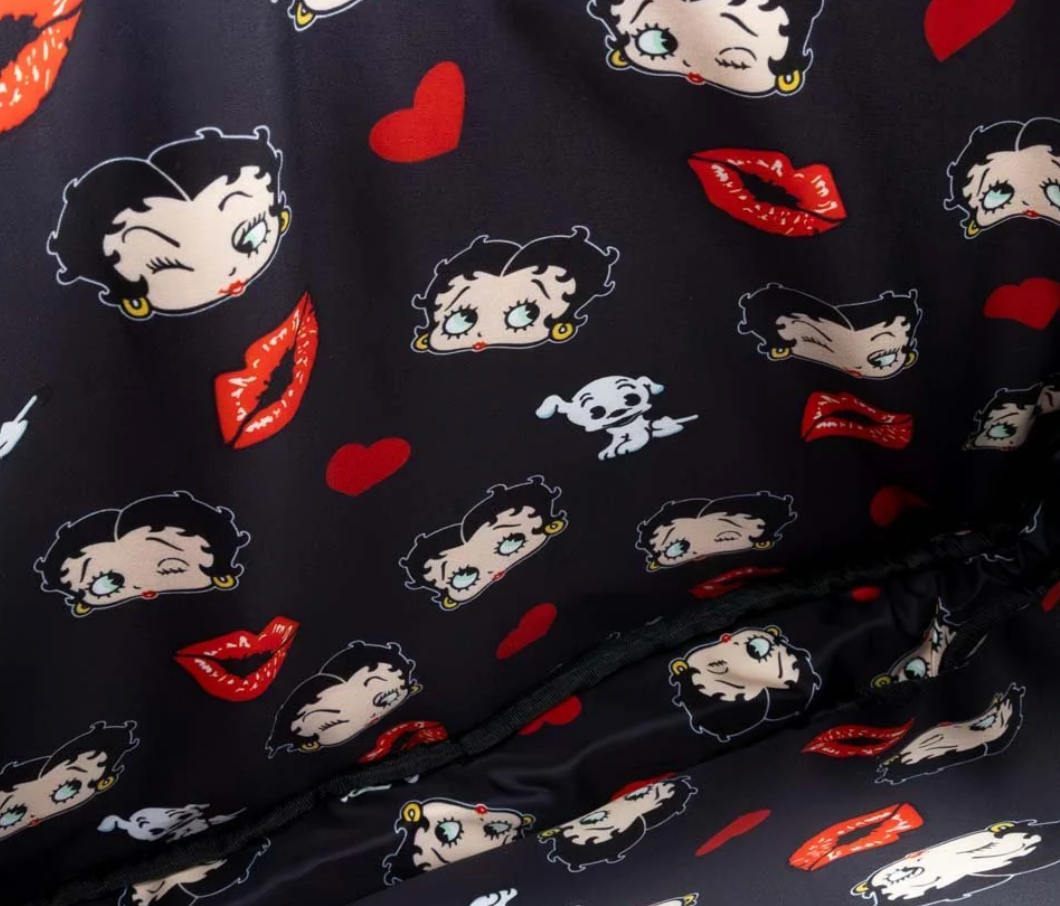 Betty Boop Padded Nylon Head Tote Bag — Whatever Makes You Happy Exclusive