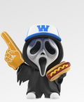 Culture Fly Ghostface - Slay Ball Baseball Vinyl Figure