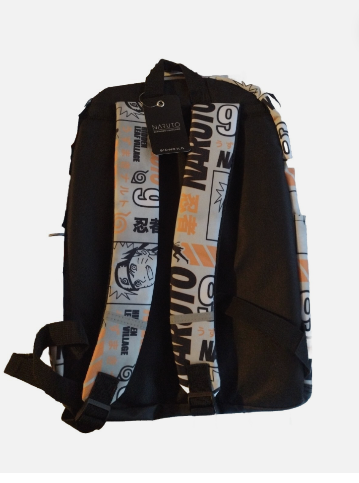 Naruto Shippuden backpack detail close-up
