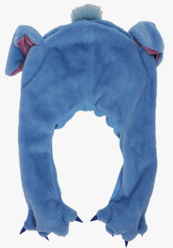 Disney Stitch Moveable Ears Plush Snood - back view