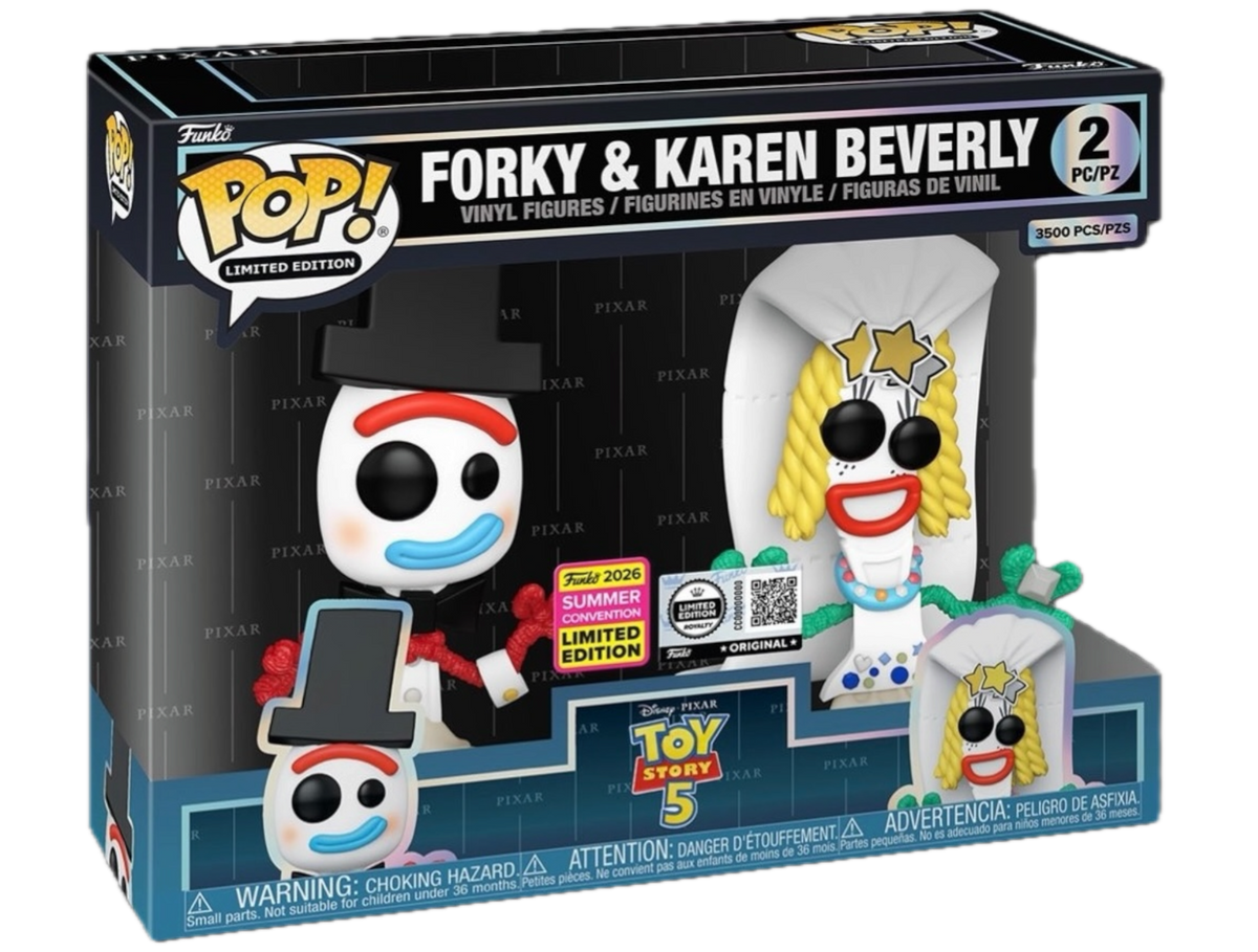 Forky & Karen Beverly Funko Pop! 2-Pack – Toy Story 5 Limited Edition