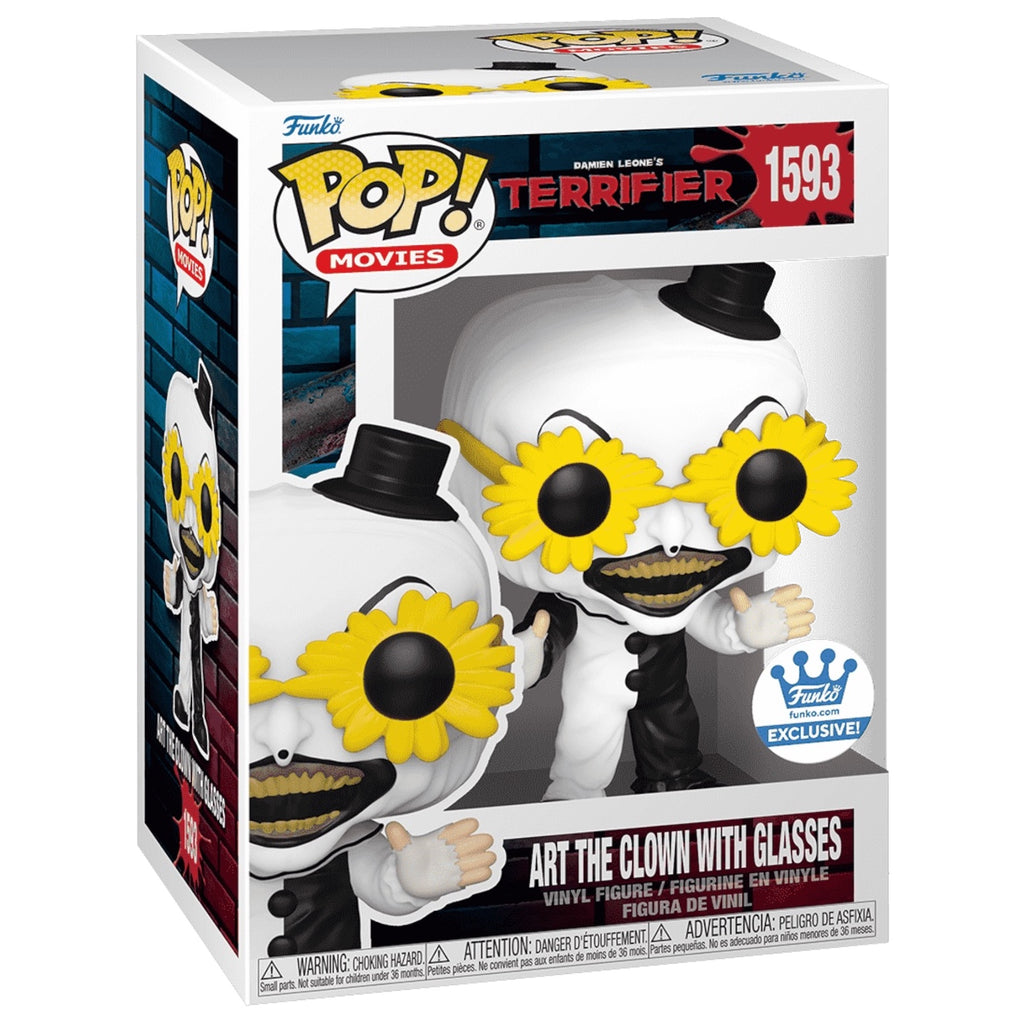 Funko Pop Art the Clown with Glasses 1593 box