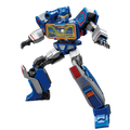 Manufacturer image of assembled Blokees Transformers One Soundwave Classic Class 17 model; assembly required