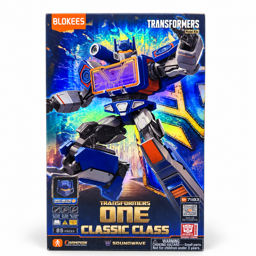 Blokees Transformers One — Soundwave Classic Class 17 Model Kit — box cleaned