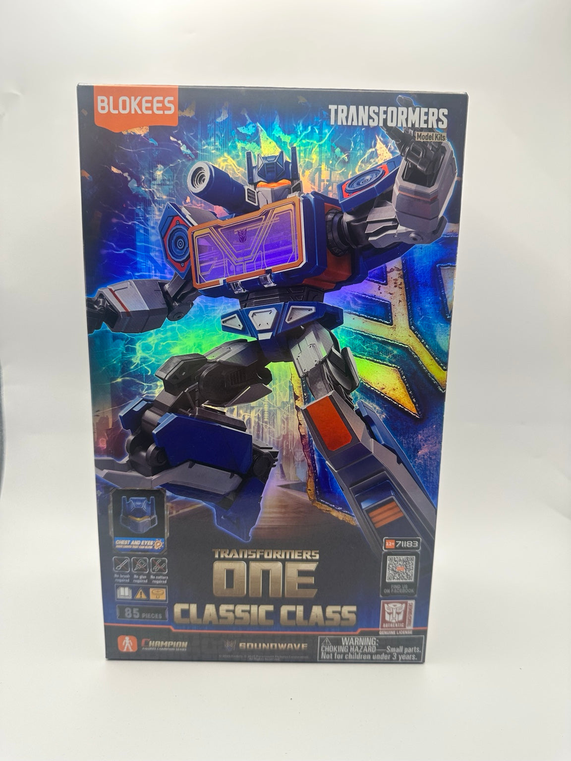 Blokees Transformers One — Soundwave Classic Class 17 Model Kit — box original 1