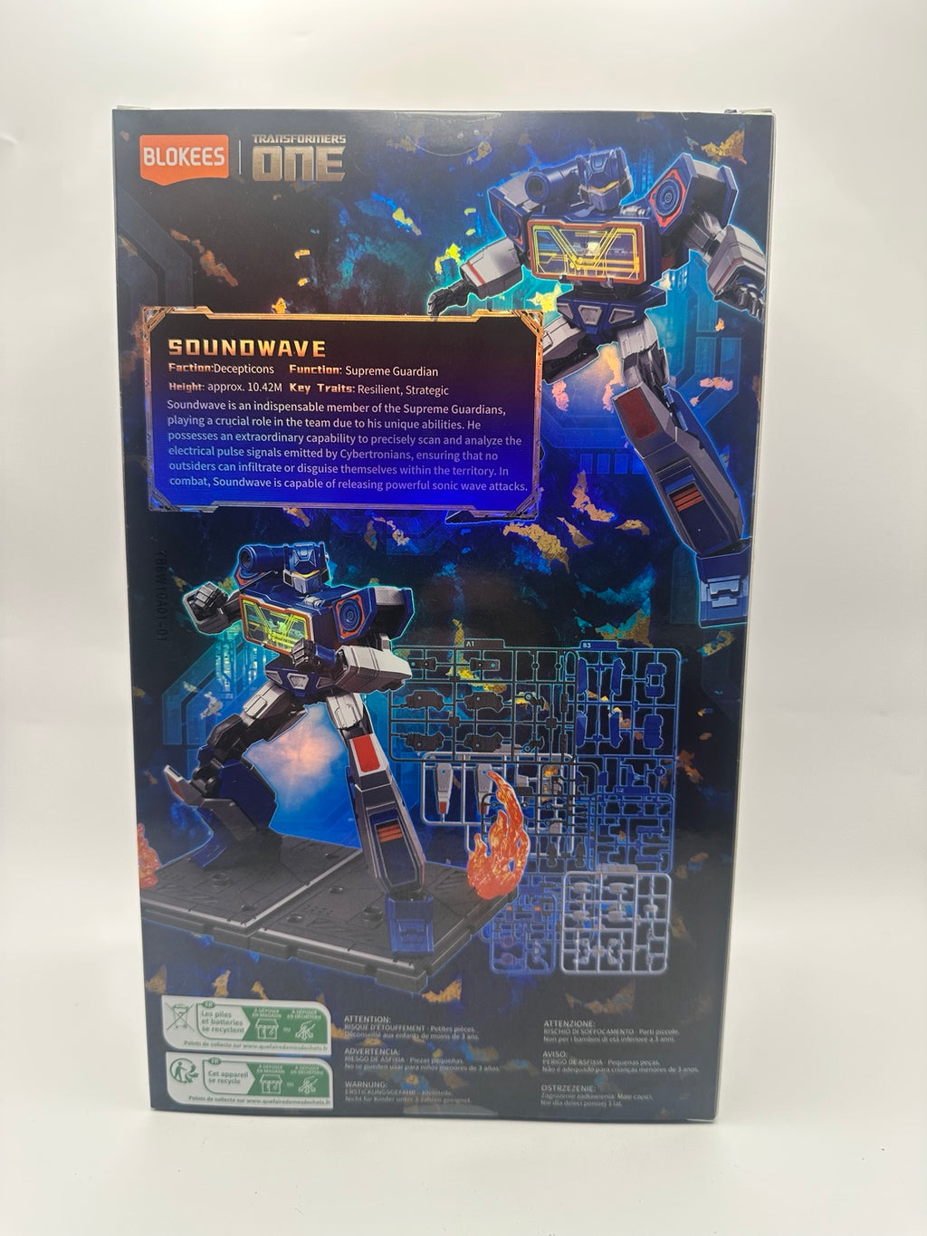 Blokees Transformers One — Soundwave Classic Class 17 Model Kit — box original 4