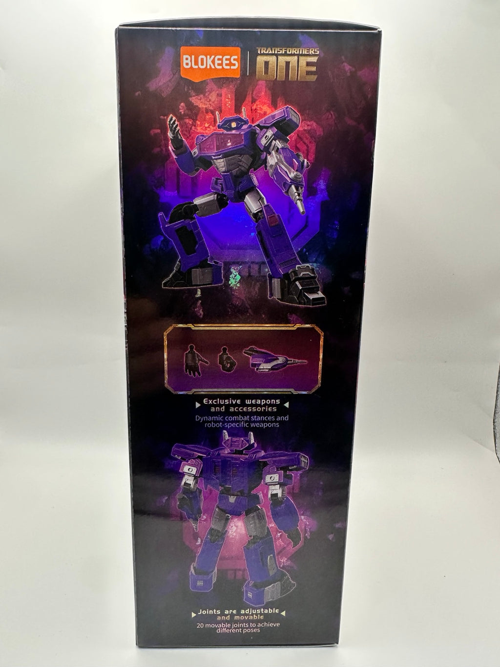 Blokees Transformers One — Shockwave Classic Class 18 Model Kit — box original 4