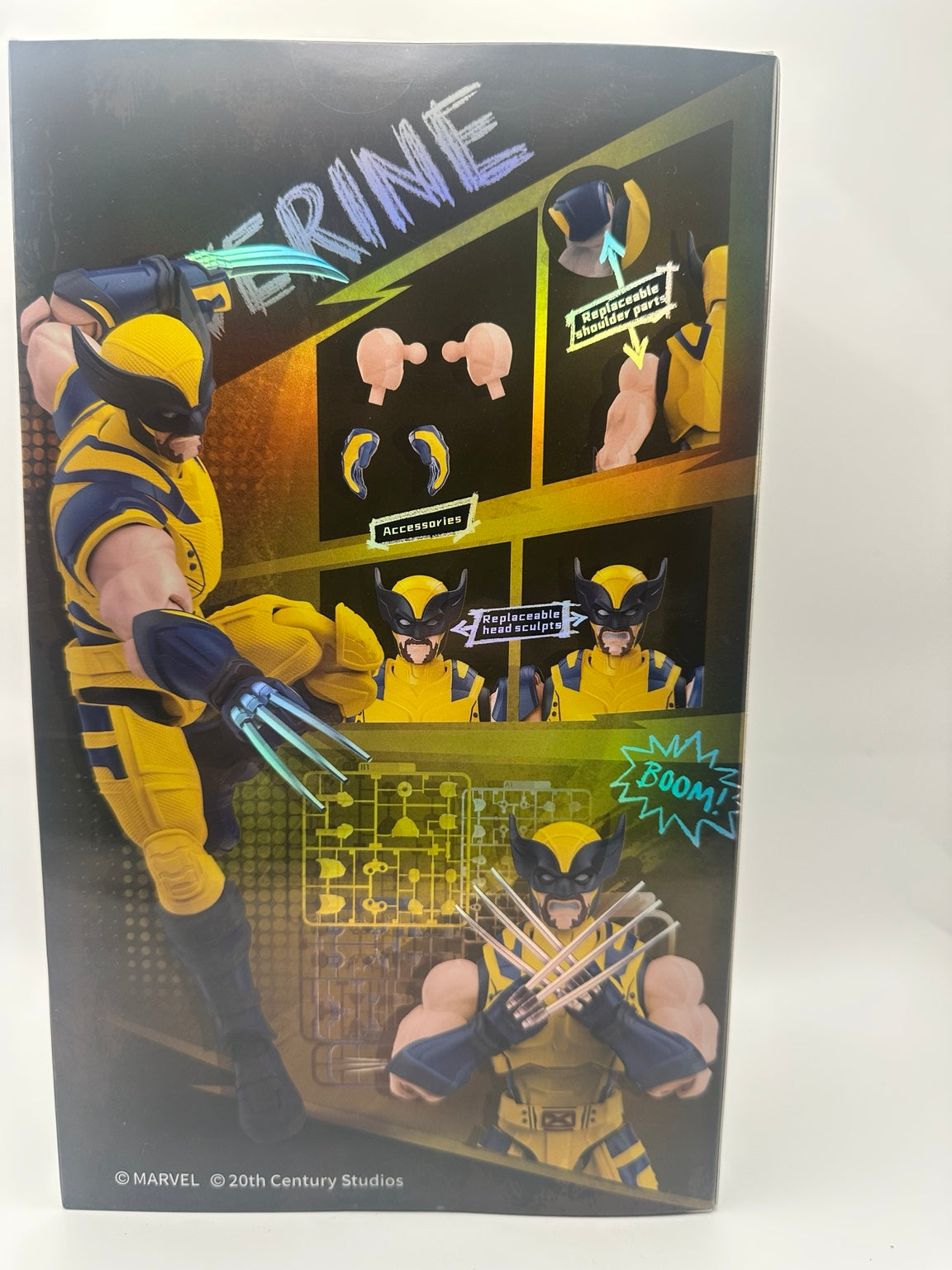 Blokees Marvel Deadpool & Wolverine — Wolverine Champion Class 05 Model Kit — box back