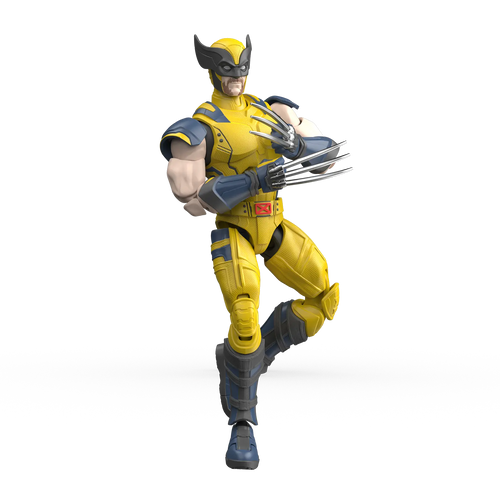 Manufacturer image: assembled Blokees Wolverine Champion Class 05 model kit, front three-quarter pose with claws
