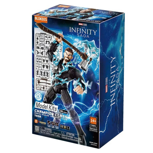 Blokees Marvel Infinity Saga Champion Class 02 Thor model kit box, 94 pieces, ages 14+