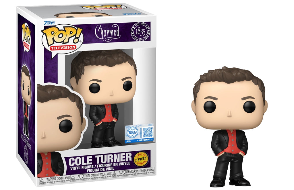 Charmed Cole Turner Funko Pop! Television #1835 Limited Chase Edition with box