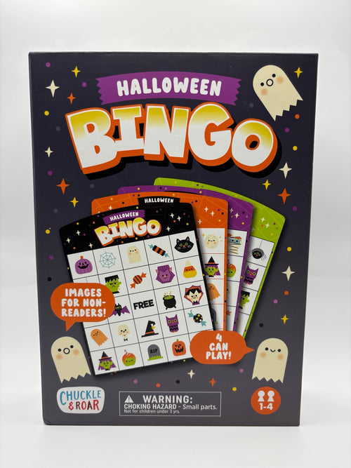 Chuckle & Roar Halloween Bingo game box front
