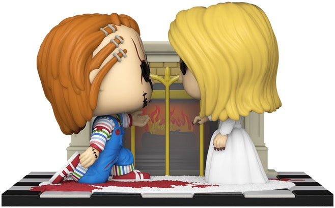 Chucky and Tiffany Funko Pop! Moment #1857 fireplace scene