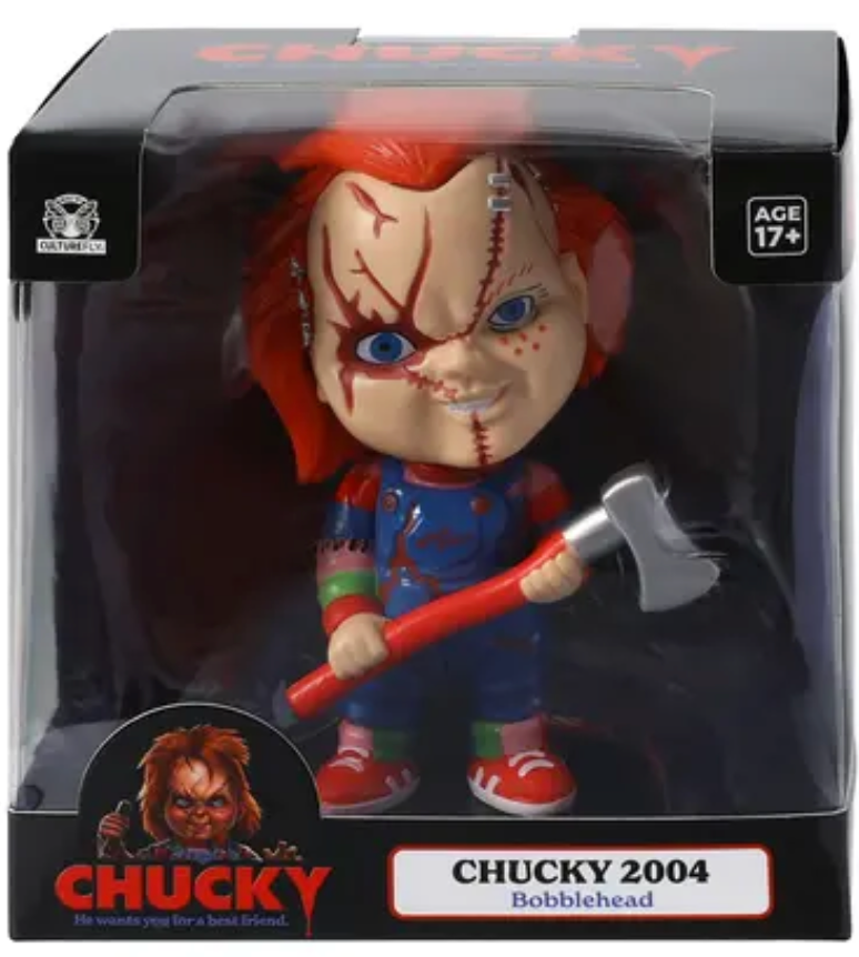 CultureFly Chucky 2004 bobblehead in box