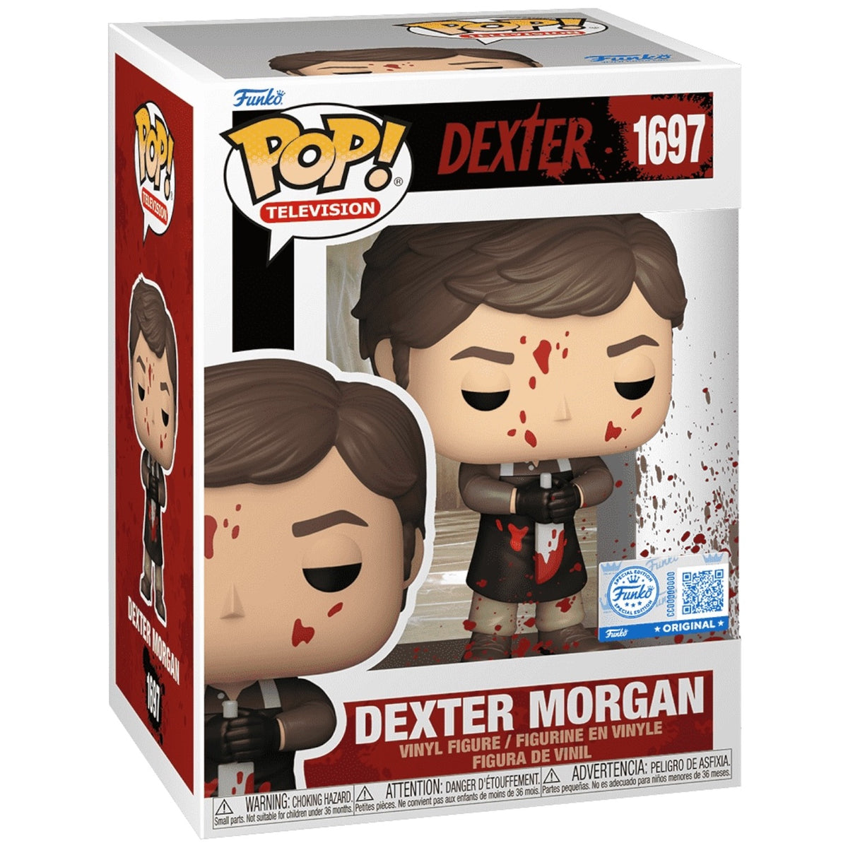 Boxed Dexter Morgan Funko Pop! Television #1697 with Special Edition sticker