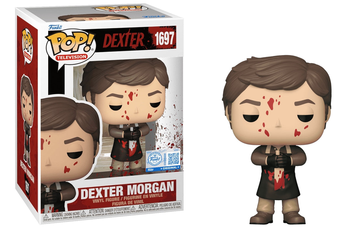 Dexter Morgan Funko Pop! #1697 Special Edition shown beside its box