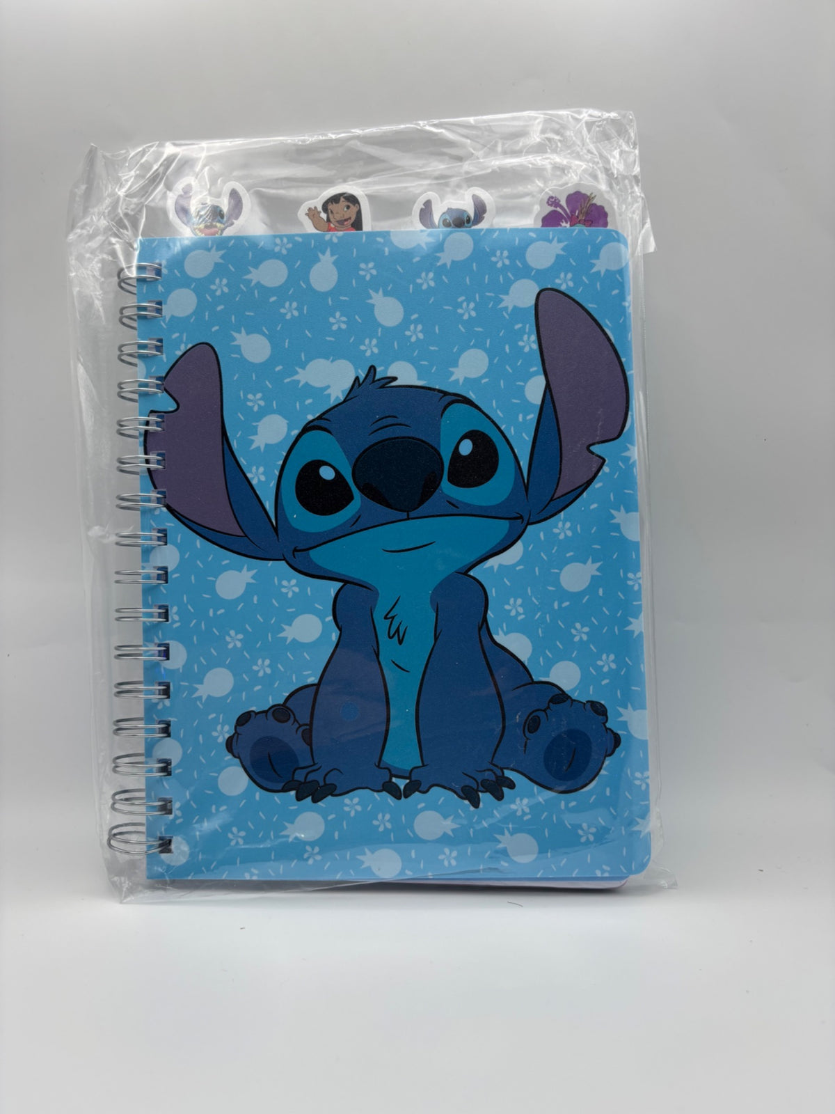 Disney Stitch 96-sheet tabbed spiral journal front