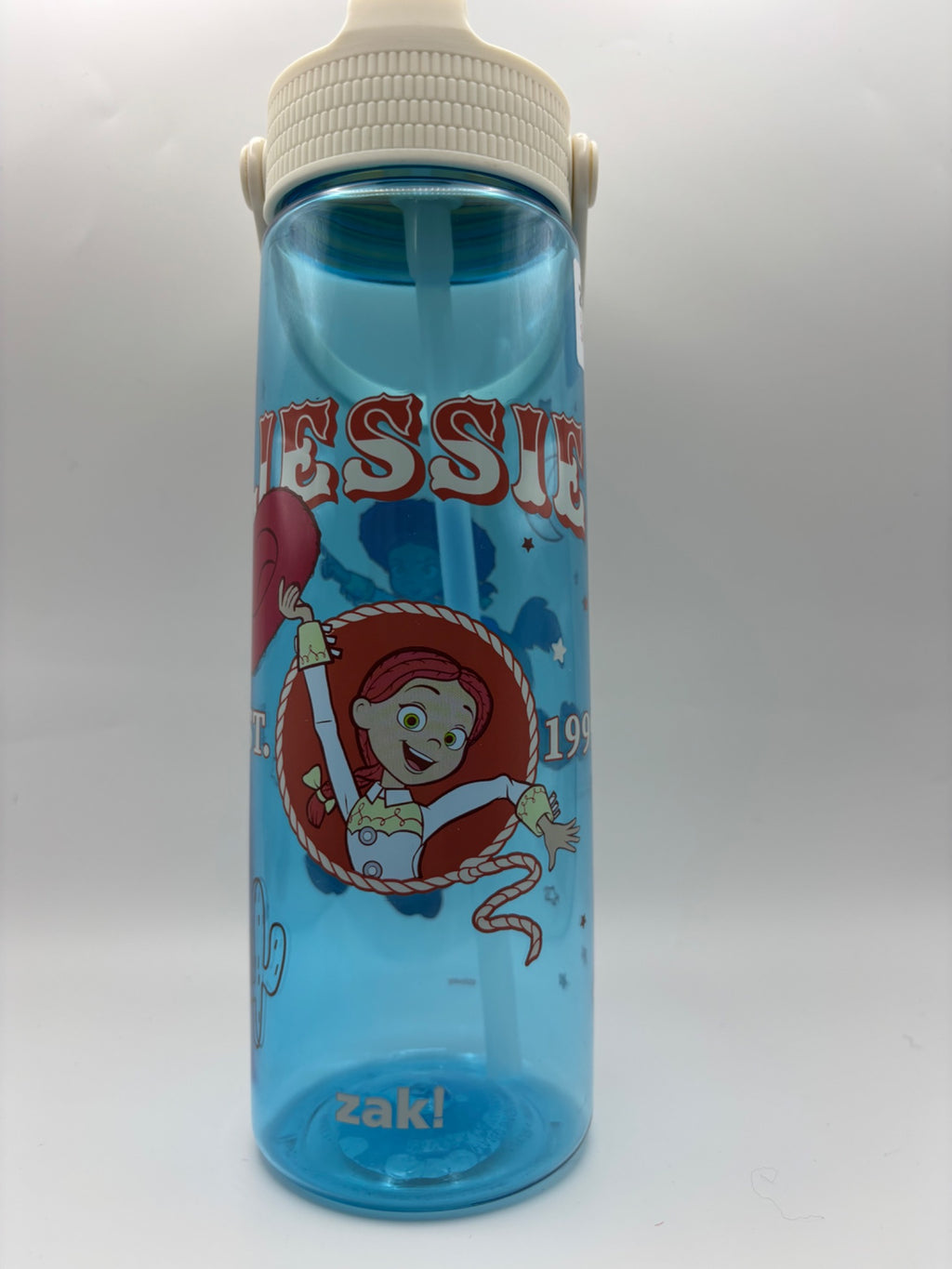 Disney Toy Story Jessie blue Zak Designs 30 oz water bottle front