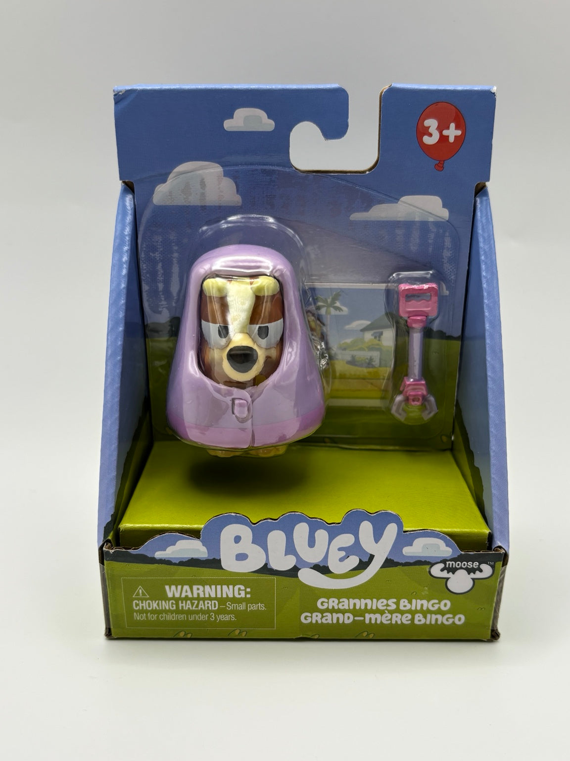 Bluey Grannies Bingo figure and accessory in packaging