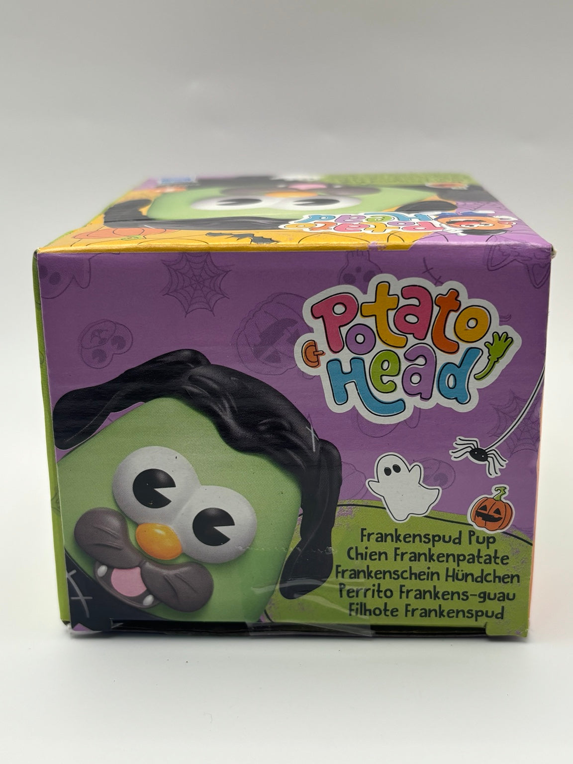 Hasbro Potato Head Frankenspud Pup Halloween 6-piece toy — top of packaging