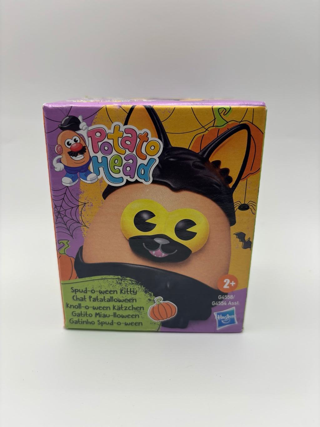 Hasbro Potato Head Spud-o-ween Kitty Halloween 5-piece toy — front of packaging