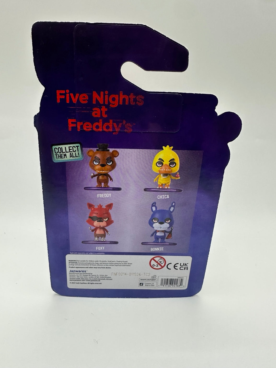 Five Nights at Freddy's Freddy 2-inch collectible figure back