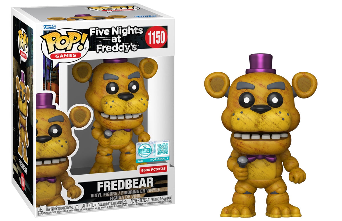 Funko Pop Fredbear 1150 boxed with figure