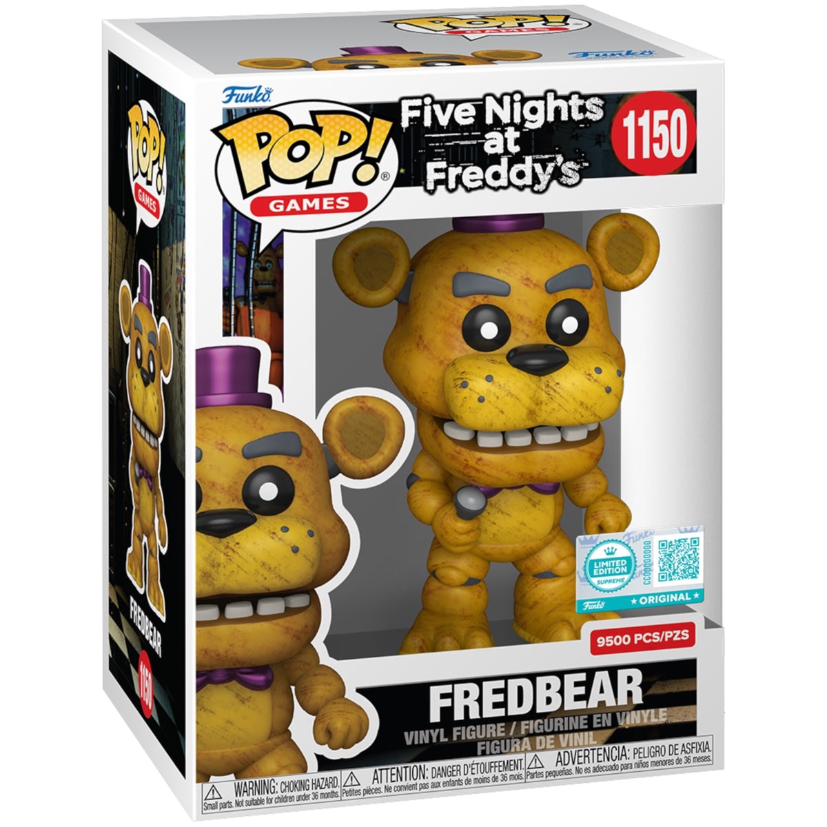 Funko Pop Fredbear 1150 box