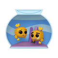 Cosmo and Wanda as goldfish Funko Pop Moment 1693