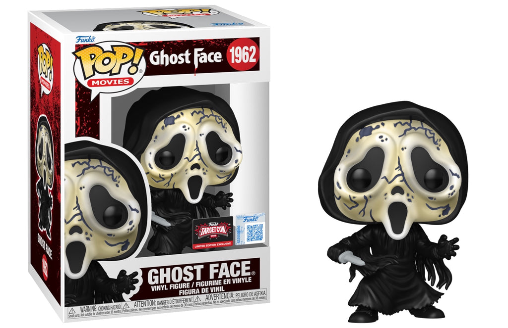 Funko Pop Ghost Face number 1962 box and figure